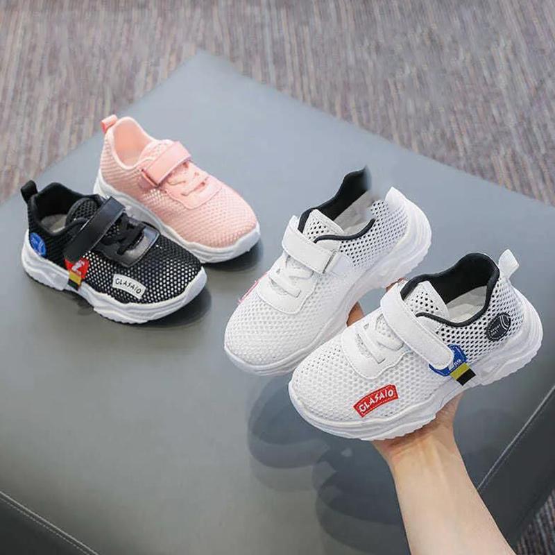 Children's Shoes Boys Shoes Mesh Breathable Summer Girls Children's Day White Shoes Children Girls Net Shoes