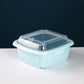 Double-layer Drain Box Refrigerator Multi-function Household Kitchen Vegetable and Fruit Drain Basket Plastic Vegetable Sink with Lid