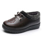 Winter Leather Women's Cotton Shoes Waterproof Cloth Shoes Fleece Warm Cotton Boots