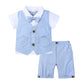Baby Formal Suit Infant Blazer Toddler Gentleman Tuxedo Outfit Wedding Birthday Gift Clothes Set