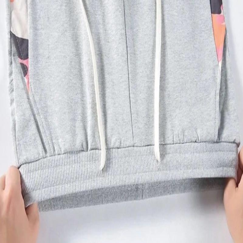 Women's Cotton Casual Pants Sports Autumn High Waist Loose All-match Nine-point Pants Trendy Slim Drape