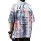 Summer Trend Short-sleeved T-shirt Male Ins Loose Bat Shirt Half Sleeve Student Five-point Sleeve