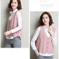 Sweater Vest Women V-neck Solid Simple Slim All-match Casual Korean Style Teens Chic Fashion Autumn Winter Sleeveless Sweaters