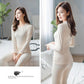 Thermal Women's Underwear, Body Sculpting All-match Bottoming Shirt Sexy Bottoming Round Neck Low-neck Thin Suit