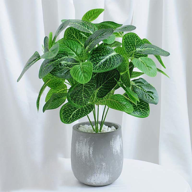 Nordic Wind Simulation Plant Bonsai  Artificial Flower Decoration Simulation Flower Green Plant Decoration Turtle Back Leaf Indoor Potted Desktop