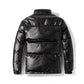 Men's Winter Thick Padded Jacket Bread Suit Clothes Korean Style Trend Loose Student Pu Leather Cotton Jacket Clothes