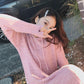 Autumn  Winter Thick Korean Mid-length Sweater Women Over The Knee Knit Sweater Dress Versatile Hooded Base Skirt