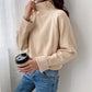 Pofulove Winter Sweater Women Wild High-necked Sweatshirt Wearing Undershirt Student Loose Outerwear