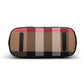 Leather Bag Ladies Trend Large Capacity Plaid Canvas Handbag All-match Commuter Shoulder Messenger Bag