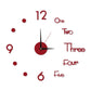 Creative Wall Clock Diy Living Room Fashion Art Free Perforated Wall Clock Modern Minimalist Mute Luminous Clock Wall