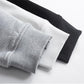 Autumn and Winter Jacket Men's Thickened Plus Fleece Hooded Jacket Trend Youth Cardigan Baseball Uniform Jacket