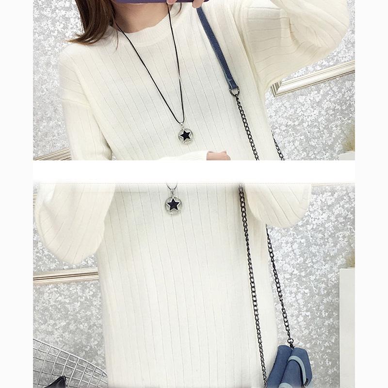 Women Sweaters Pullovers 2020 New Autumn Winter Long Knitted  Knitwear Female Long Sleeve Jumper Bottoming Tops Plus Size