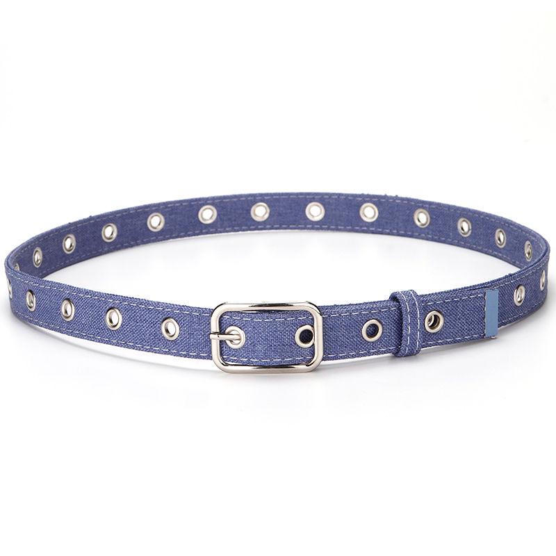 Canvas Belt Ladies Pin Buckle Belt Wild Jeans Dress Female Students Classic Trend