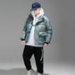 Fashion Short Shiny Down Jacket Men Winter Jacket Simple Casual Street Wear Men