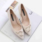 Soft Leather High-heeled Shoes Female Students Stiletto Spring  Autumn Fashion All-match 5cm Single Shoes Women