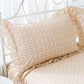 A Pair of Pure Cotton Floral Pillow Cases Pastoral Lace Pillowcases Double Bed Supplies To Increase Pillowcases Universal