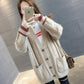 Autumn Winter Knitted Long Cardigans Loose Casual Thick Sweaters Jumpers Women Knitting Jackets
