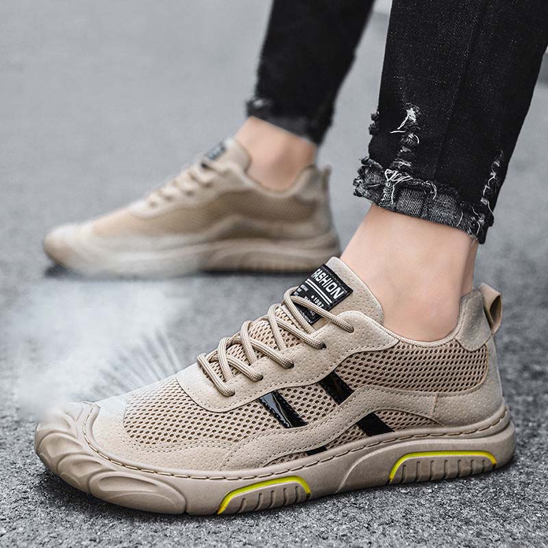 Summer Men's Shoes Breathable Mesh Non-slip Casual Shoes Sports Running Anti-stinking Light Sports Shoes
