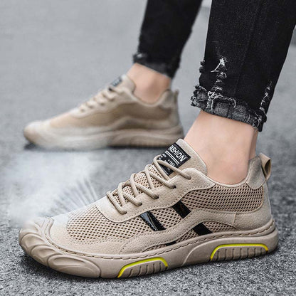 Summer Men's Shoes Breathable Mesh Non-slip Casual Shoes Sports Running Anti-stinking Light Sports Shoes