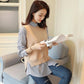 Hem Slit Sleeveless Sweater Women Spring and Autumn Pullover Loose Top All-match Knitwear Fashion Casual Vest