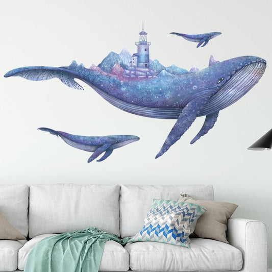 Bedroom Layout Decoration Wallpaper Cute Animal Waterproof Flat Surface Detachable Decorative Stickers Wall Stickers