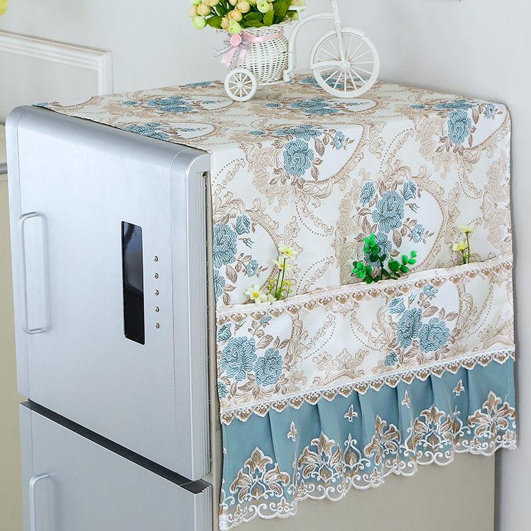 Dust Covers Washing Machine Covers Refrigerator Dust with Pocket Cotton Dust Covers Home Cleaning Dust Cover