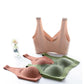 Women's Solid Color Seamless Beautiful Back Underwear Female No Rims Lace Bra Anti-sagging Vest