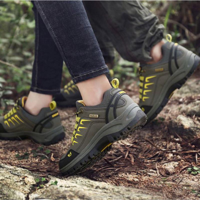 Outdoor Men's Hiking Shoes Non-slip Wear-resistant Hiking Hiking Shoes Winter Plus Velvet Warm and Waterproof Camping Travel