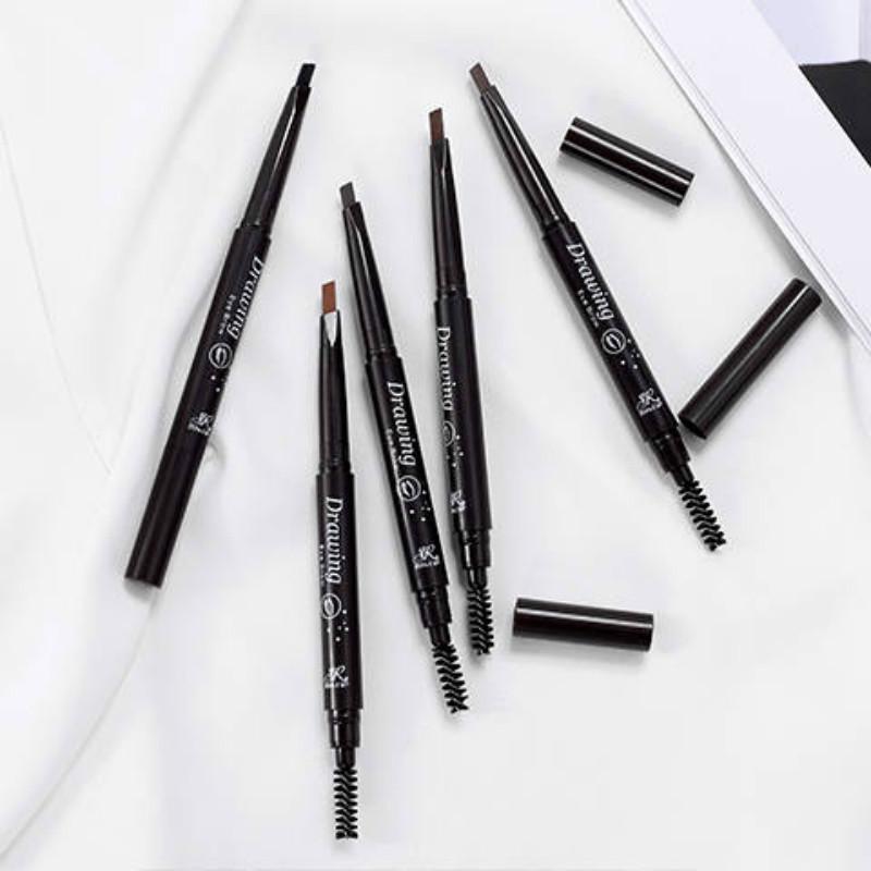 Waterproof sweatproof natural lasting non-fading gift eyebrow knife double-headed eyebrow pencil