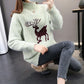 Winter Casual Simple Sweater Long-sleeved Pullover Knit Bottoming Shirt Young Women's Top