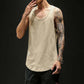 Summer Fat Large Size Sports Vest Men's Personality Loose Waistcoat Trend Vest