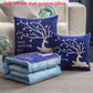 Coral Velvet Dual-purpose Pillow Variable Quilt Winter Home Sofa Pillow Car Warming Tool