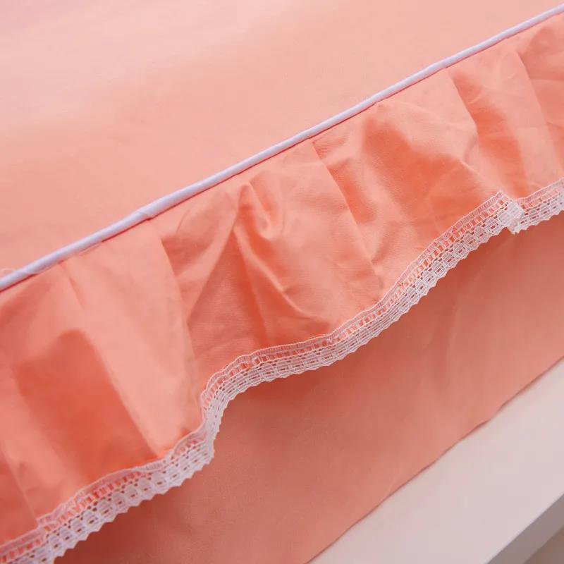 Skin-friendly Printing Mattress Protector Three-piece Set of Cotton Bedspread and Pillowcase Bedding