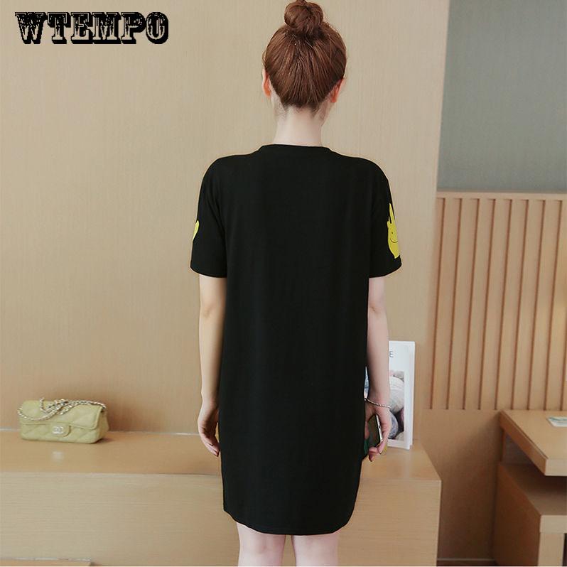 Brand Summer Large Size  Dress Ladies Casual Loose Dress