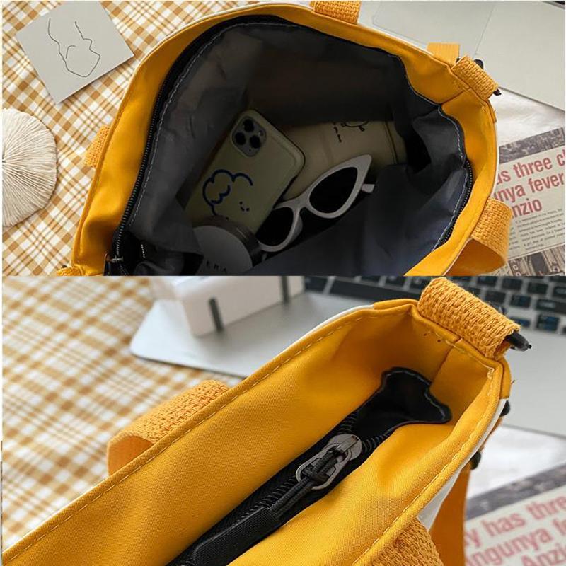 Large Capacity Canvas Bags Women Travel Casual Large Daily Shoulder Tote Handbag Simple