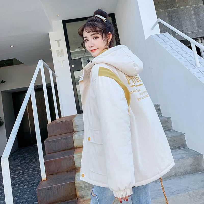 Padded Jacket Women Autumn and Winter Korean Loose BF Padded Jacket Ins Super Fire Hong Kong Style Jacket Wild