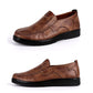Men's Casual Genuine Leather Shoes Breathable Comfortable Men's Loafers Business Oxford Leather Flats Shoes Breathable Dad Shoes