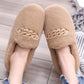 Women's Autumn and Winter Beanie Shoes Women's Warm Thick-soled Flat Outer Wear Fleece Padded Shoes