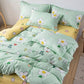 Cheap Four-Piece Bedding Set Quilt Cover Sheet Pillowcases Suit Polyester Anti-Static Delicate Children's Student Princess Style