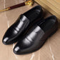 Men's Business Formal Leather Shoes Low-top Casual Shoes Summer Breathable British Shoes Dad Leather Shoes
