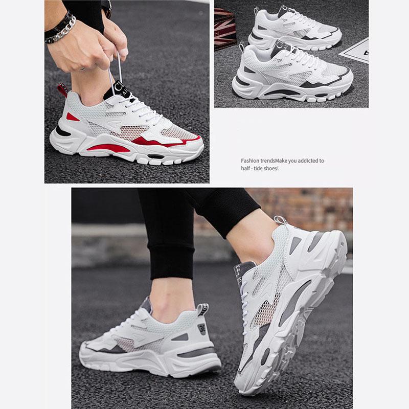 Men's Shoes Spring Wild Youth Casual Shoes Sports Trend Boys Net Red Daddy Shoes Men