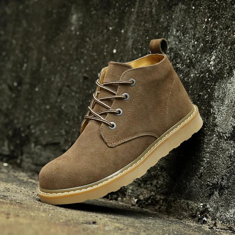 Retro Martin Boots Men's Anti-velvet Desert Boots Outdoor Hiking Boots