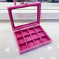 Jewelry Storage Box Large Capacity Hand Jewelry Necklace Earring Box Portable