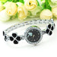Women's Quartz Watch Four-leaf Clover Rhinestone Bracelet Watches Student Steel Belt Simple Disc Watch Lucky Gift Friendship Watches