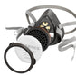 Gas mask spray paint chemical activated carbon mask anti-odor dustproof industrial safety gas mask