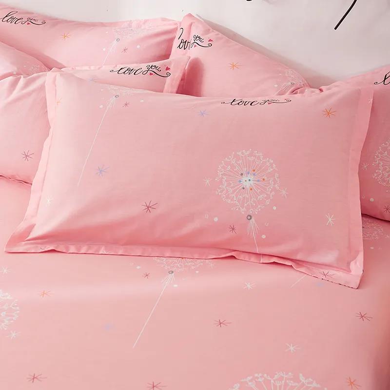 100% Cotton Print Pillowcase Plus Size Thickened Pillowcase Single Double Bedroom Bedding