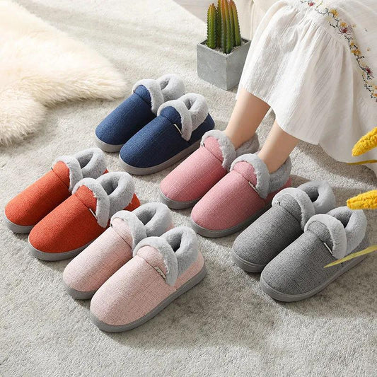 Winter Warm and Comfortable Thick-soled Cotton Shoes Non-slip Thick Plush Shoes