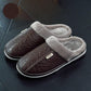 Winter Men's Large Size Thick-soled Non-slip Indoor Warm Cotton Slippers