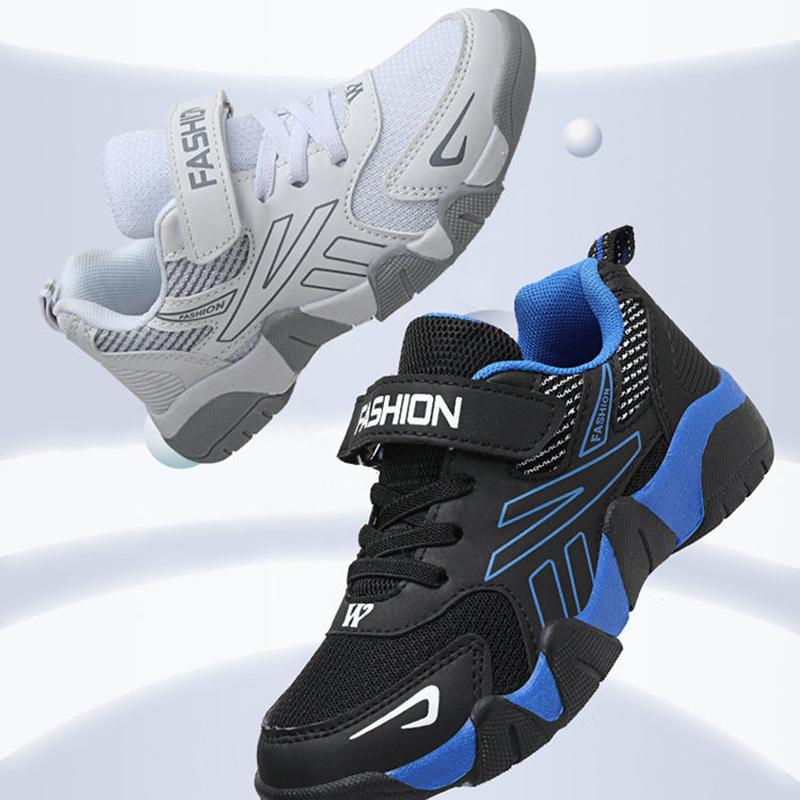 4-15 Years Old Boys' Sports Shoes Mesh Breathable Non-slip Shoes Children's Casual Shoes Lightweight Student Travel Shoes