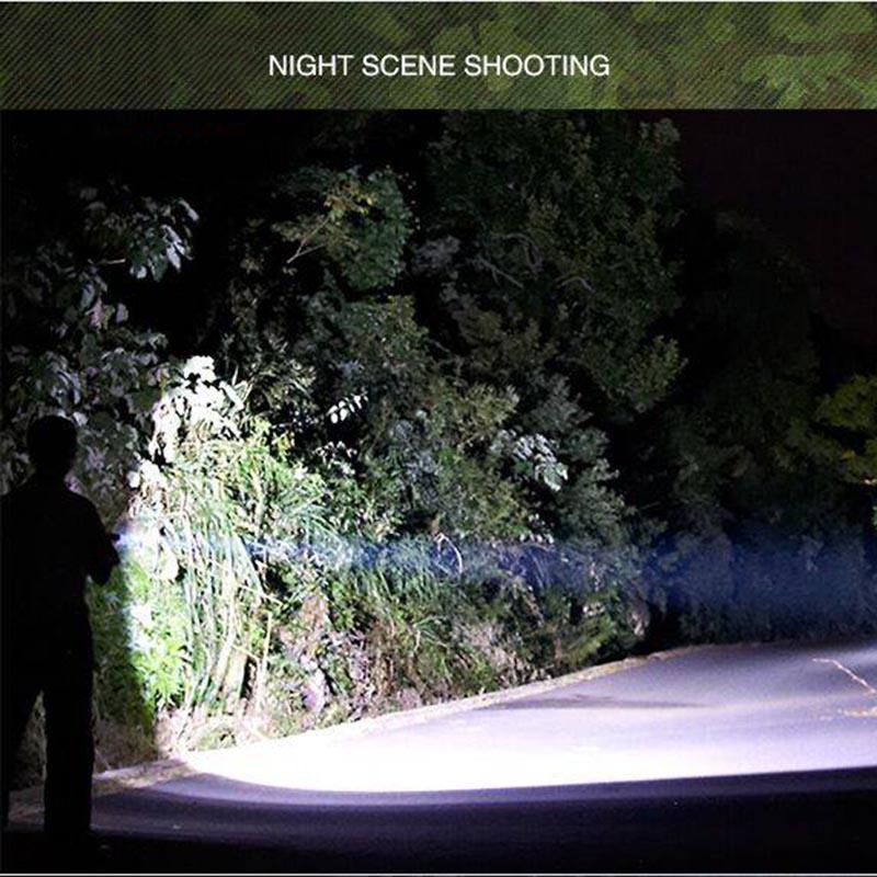 Led Zoom Flashlight Strong Light Rechargeable Super Bright Special Forces Long-range Waterproof Self-defense Household Outdoor Electric Light Small